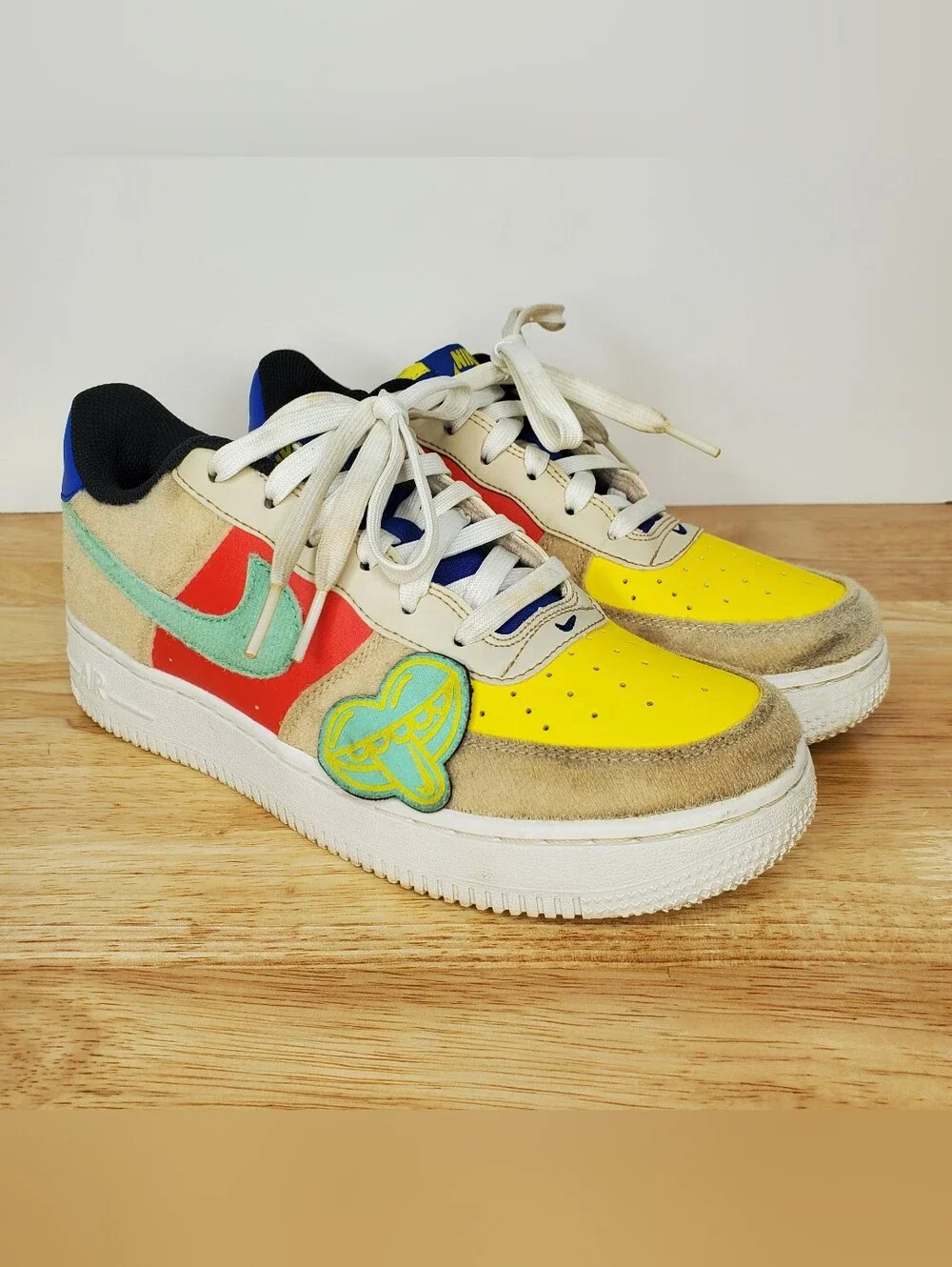 Nike Air Force 1 Low Shoes Multicolor Youth Size 5.5 FN7818 100